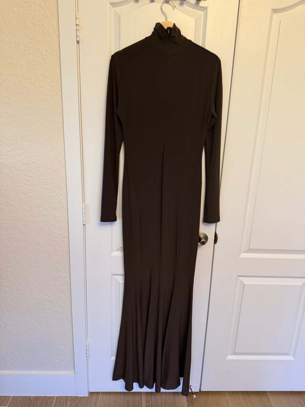 Norma Kamali Fishtail Gown in Chocolate - Picture 8 of 10
